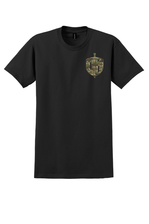 DM Black Camo Acrostic T-shirt