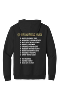 Hoodie Black w/ Camo Acrostic
