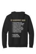 Hoodie Black w/ Tan Acrostic