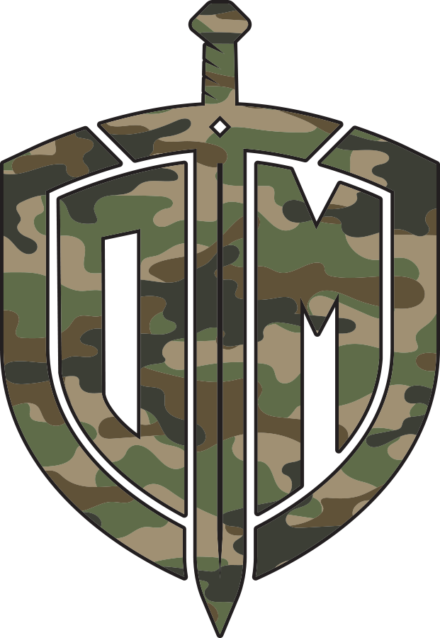 Camo Coffee Mug/Tumbler Decal - DM Shield (Copy)