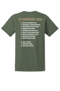 DM Military Green Tan Acrostic T-shirt