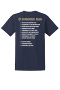 DM Navy Tan Acrostic T-shirt