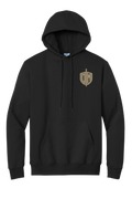 Hoodie Black w/ Tan Shield Front Only