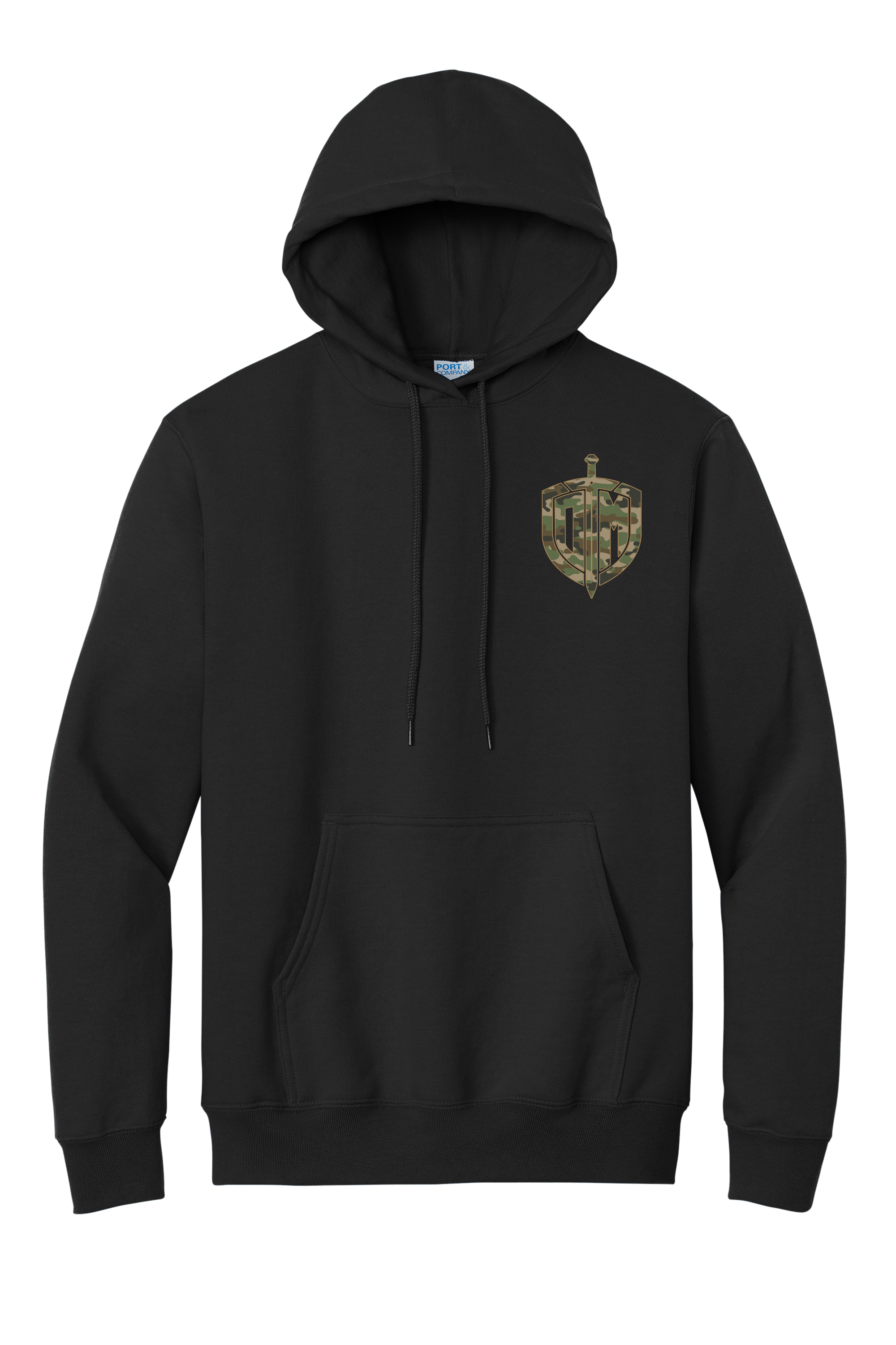 Hoodie Black w/ Camo Acrostic