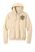 Hoodie Creme w/ Camo Shield Front Only