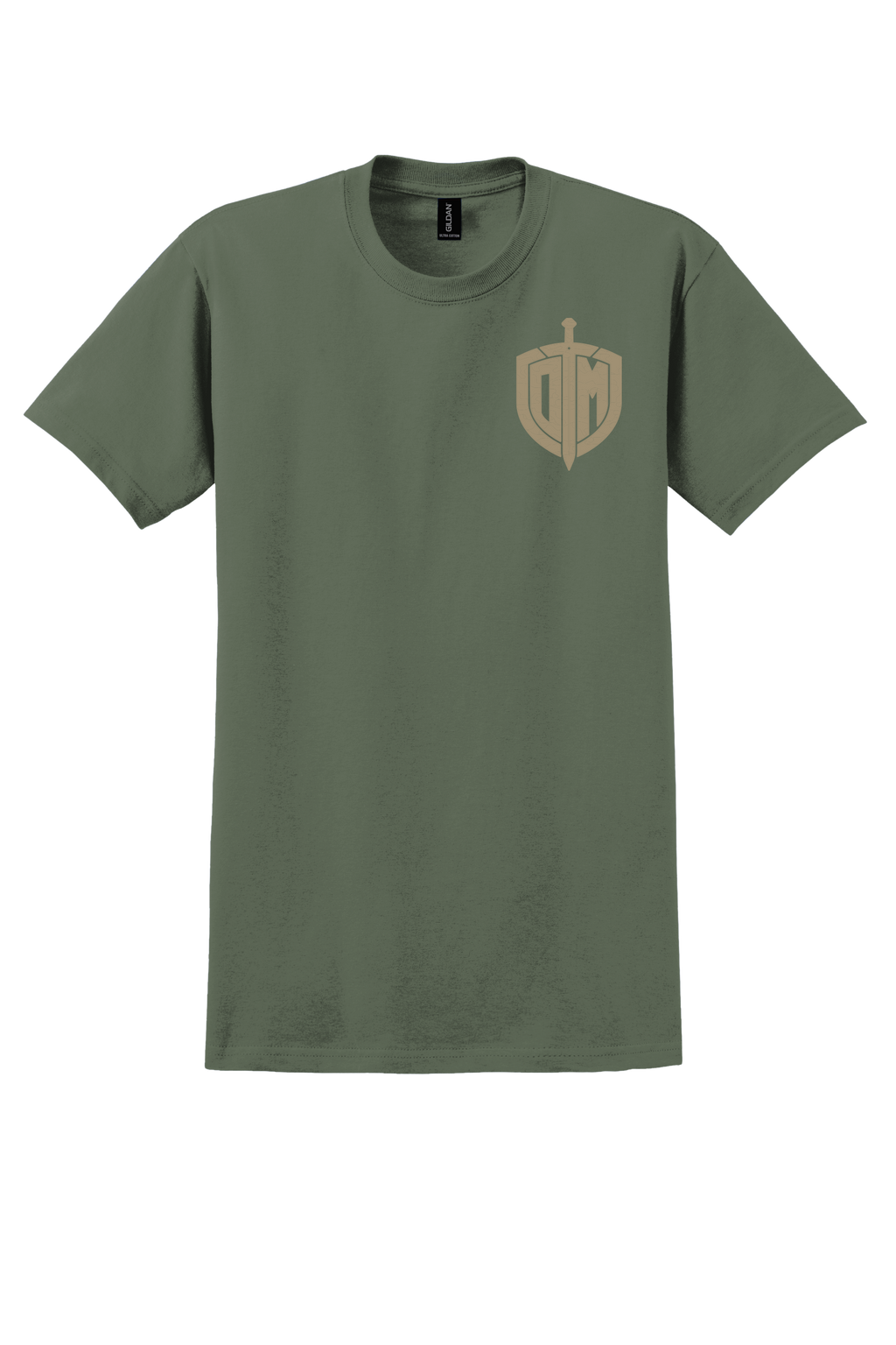 DM Military Green Tan Acrostic T-shirt