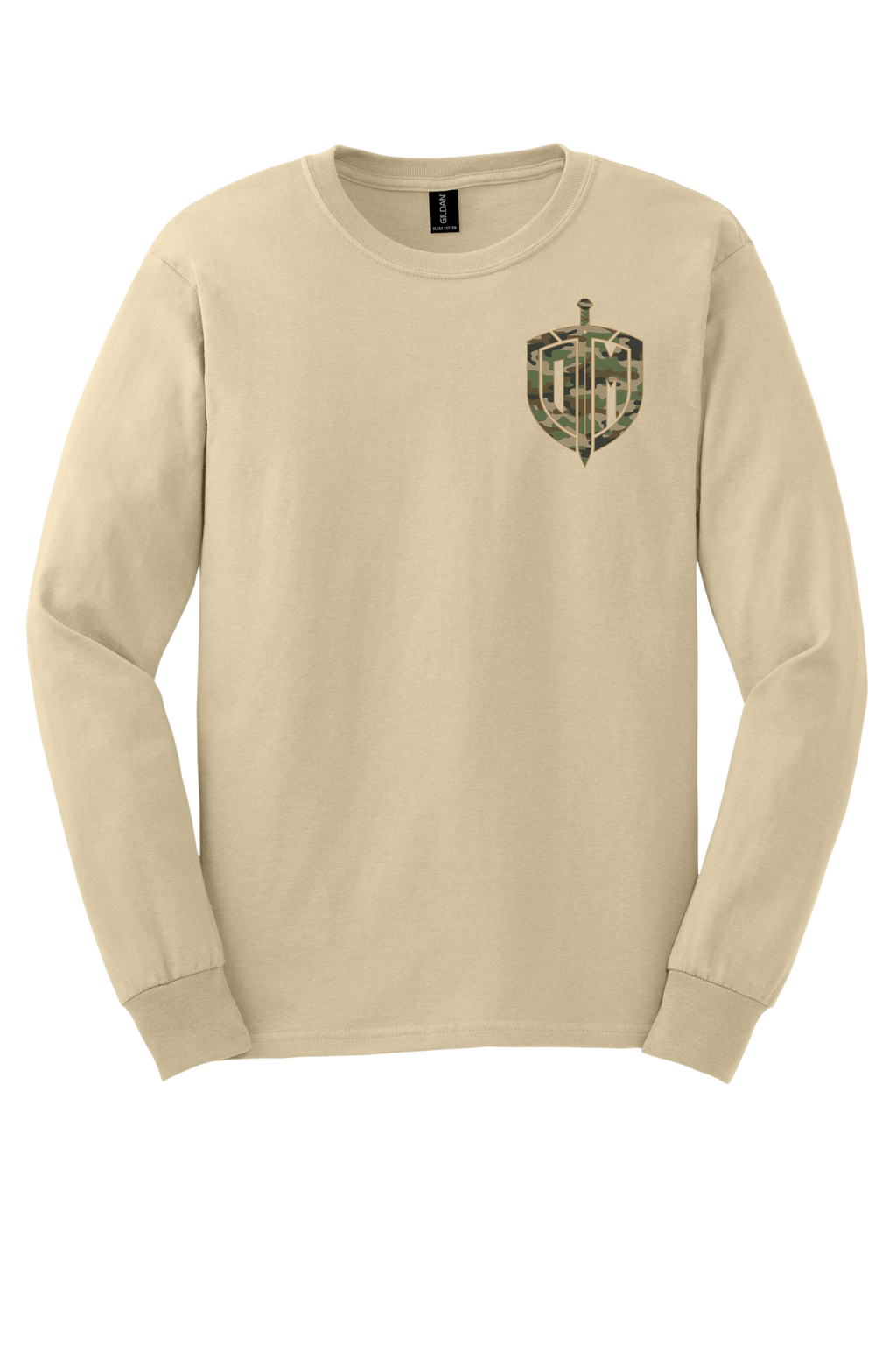 DM Sand L/S Camo Acrostic T-shirt